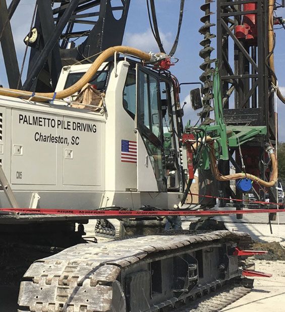 Palmetto branded heavy equipment